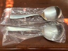 (2) Yamazaki Stainless Steel Bolo Casserole Spoon  picture