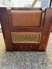 Vintage very RARE (original papers) Spartan model 652-x large tabletop radio picture
