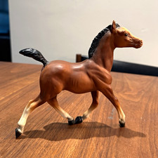 Vintage Breyer Running Foal Bay Model Horse #130 Traditional Scale picture