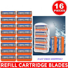 16PCS for Gillette Fusion 5-Layer Men's Razor Blade Refills Orange in stock US picture