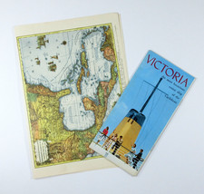 Incres Lines MS Victoria Deck Plan Brochure Booklet Lunch Menu Ossobuco 1960s picture