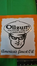 Oilzum Motor Oils Lubricants Vintage Replica Metal Sign 12x12 Garage Man Cave VG picture