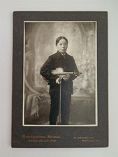 1910s antique RALF FAIRBANKS pawtucket ri VIOLIN CABINET PHOTO picture
