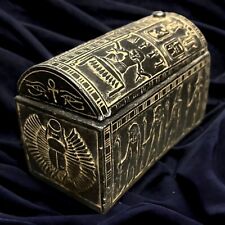 Captivating Ramses II Chariot Jewelry Box - Handmade Antique from Ancient Egypt picture