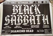 POSTER / Black Sabbath Concert 1983 Belgique 70x100cm picture