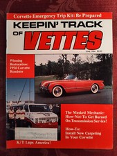 KEEPIN TRACK Vettes Corvette Magazine June 1984 1954 Corvette Laps America picture