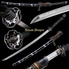 Ghost of Yotei Inspired Katana 9260 Spring Steel Falcon's Claw Full Tang sword picture