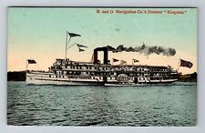 R & O Navigation Co's Steamer Kingston, Ship, Transportation, Vintage Postcard picture