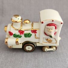 Vintage Avon Holiday Express Porcelain Christmas Train Engine Santa Replacement picture