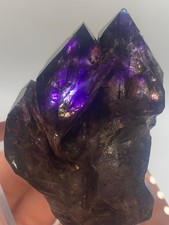 Chunky deep purple skeletal Shangaan Smoky Amethyst Quartz picture