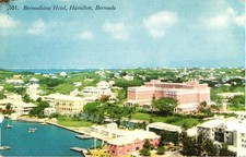 Bermudiana Hotel Hamilton Bermuda Vintage Postcard Mardon Son & Hall picture