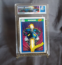 1990 Marvel Universe #82 GHOST RIDER GRADED by PUREGRADEDX with a Grade 10 picture