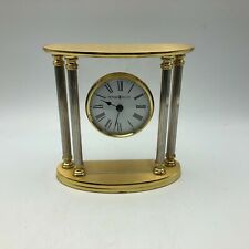 Howard Miller 645-217 Desktop Table Mantle Clock Tested Works Brass Finish  C8  picture
