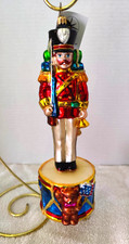 Christoher Radko Forward Parade Toy Soldier with Teddy Bear Ornament NWT. picture