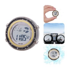 Mini Waterproof Motorcycle Digital Clock Watch Stick Motorbike Time Display picture