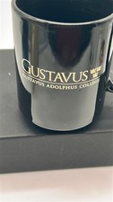 Vintage Gustavus Adolphus College Black Ceramic Mug picture