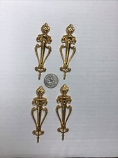 Brass Appliqué  Two Handle Urn And Torch picture