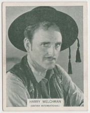 Harry Welchman 1934 ARDATH British Born Film Stars Tobacco Card #13 LARGE picture
