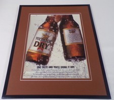 1988 Michelob Dry Beer 11x14 Framed ORIGINAL Advertisement picture
