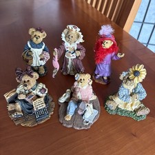 Boyds Bears & Friends Figurine Lot - Bearstone Collection - Vintage - 6 Figures picture