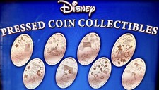 Disney World Pressed Elongated Penny Set Of 8 America 250th Anniversary 250 picture