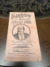 Dr. J.H. McLean Medicine Co. Original Brown Almanac 1891 Medicine & First Aid picture