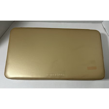 Vintage Estee Lauder Gold Makeup/Jewelry Case with Zipper and Mirror picture