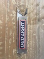 Vintage Budweiser Bud Light Acrylic Beer Tap Handle Triangle Shape picture