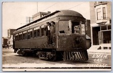K11/ Chicago Ohio RPPC Postcard c1910 SN&M Trolley Conductor 254 picture