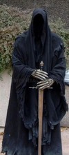 Ring Wraith Costume Black Rider Nazgul Costume Black Cape Cloak Wear Costume picture