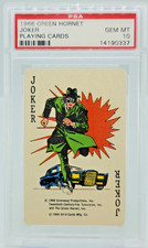 1966 GREEN HORNET PSA 10 JOKER POP 4 BRUCE LEE ROOKIE SSP SP RARE PLAYING CARDS picture