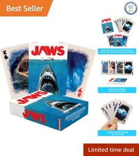 Official Jaws Playing Cards - 54 Unique Retro Cards for Game Night Enjoyment picture