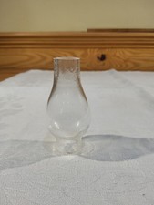 Clear Glass Miniature Oil Lamp Chimney, Hurricane 3/4