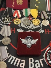 Rare PMC Wagner 6 Year service Badge 925 Silver Russian PMC Wagner Award Medal picture