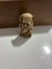 Vtg Carved Resin chinese Immortals 2” Figure Netsuke picture