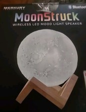 Mood Light Speaker. Merkury Moon Light 5.7 in Diameter.  8 Colors Mood Light.  picture