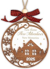 New Home Christmas Ornament 2025, Our First  picture