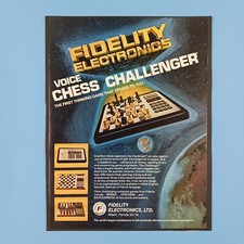 1979 Fidelity Electronics Voice Chess Challenger Print Advertisement picture