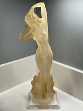 Vintage Frosted Lucite Monique Sculptures. picture