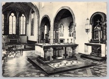 Hastière Notre-Dame Collegiate Church Belgium Gothic Choir Altar 1967 Postcard picture