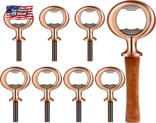 Cunhill 7 Pcs Metal Bottle Opener Blank Bulk Bottle Opener Inserts Parts Pieces picture