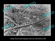 Camden Town London England District Aerial View c1920 Old Large Historic Photo picture