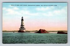WA-Washington, Rock Of Ages Light House, Antique, Vintage Souvenir Postcard picture