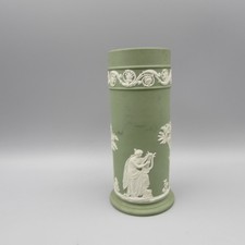 Wedgwood England China CELADON JASPERWARE Spill Vase picture
