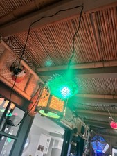 NEW 4”-5” Pufferfish Lamp w/Green  LED Tiki bar Smokin Tikis Oceanic picture
