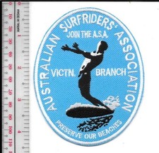 Surfing Australia Surfriders Association ASA Victoria Branch Patch picture