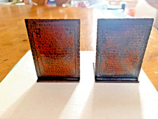 ANTIQUE FRED BROSI COPPER BOOKENDS picture