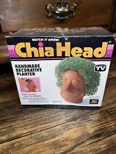 Vintage Chia Head Pet Decorative Planter Guy Herb Growing Grow Kit Original Box picture