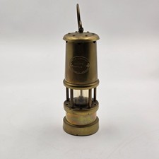 Vintage Brass Hockley Lamp and Limelight Company Miners Lamp picture