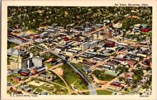 Vintage Postcard Aerial View Shawnee OK Oklahoma                           J-016 picture